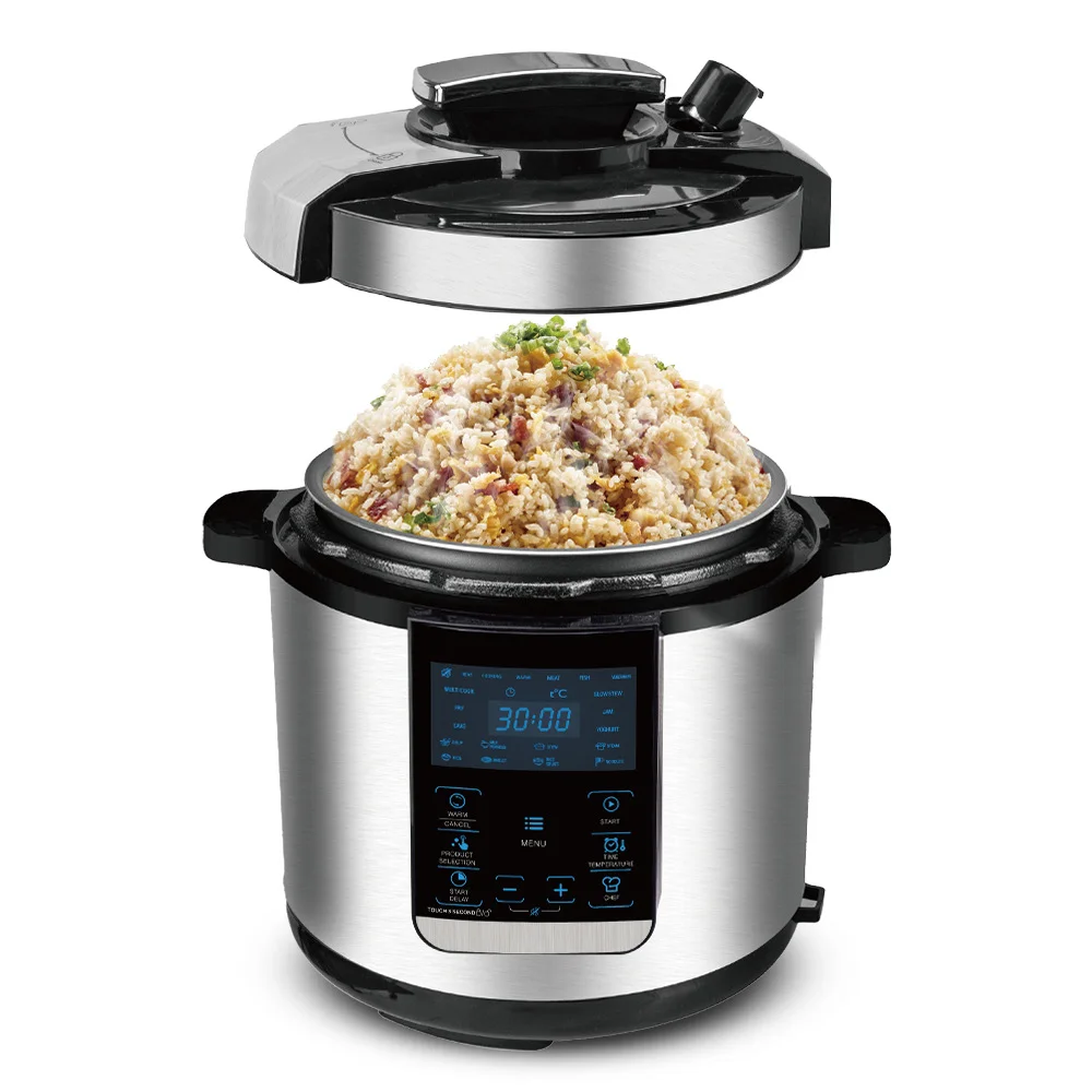 Multifunction Reserved Timing Smart Touch Screen 6L 7L  Electric Pressure Cooker 2