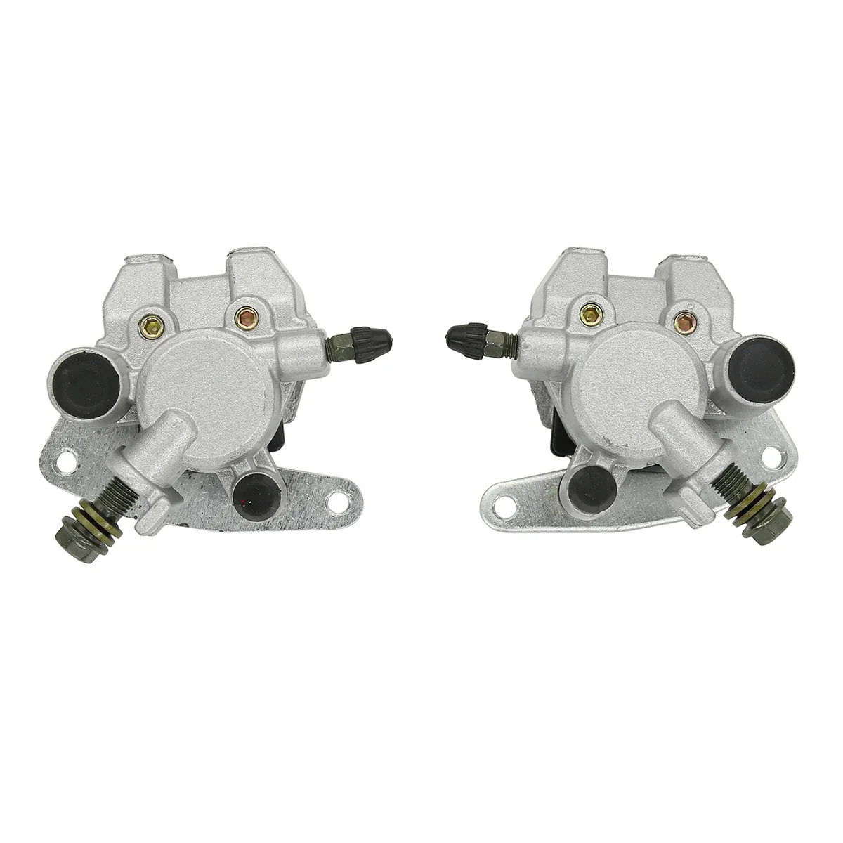 Yamaha Banshee Front Brakes Front Brake Calipers Pair For Yamaha ATVs (Fits Banshee 350, Raptor 660, Grizzly 450 & More) - Includes Pads Banshee 350 Accessories - Foto 4