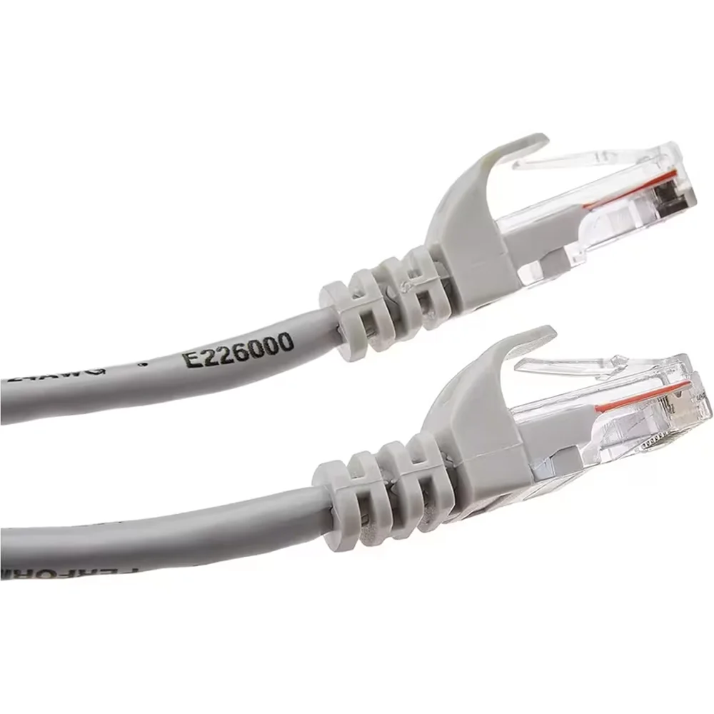 Premium Ethernet Patch Cord with RJ45 Connectors - Multiple Length Options Available