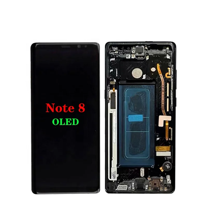 Полноразмерный ЖК-дисплей с oled-экраном для замены с рамкой для Samsung Note8/9/10/10 Plus/20/20 Ultra