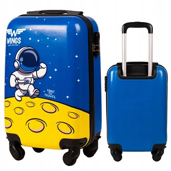Ali valigia rigida astronauta blu per bambini XS 18" 1