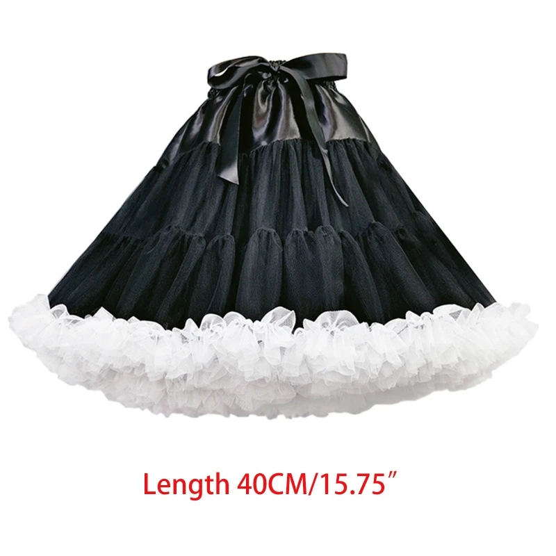 Women's Crinoline Petticoat Tutu Skirt flower girl underskirt wedding underskirt wedding petticoat petticoat underskirt petticoat skirt tulle tutu skirt Multiple Layers Ball Gown Half Slips 16 Inch Underskirt for Wedding Bridal Dress