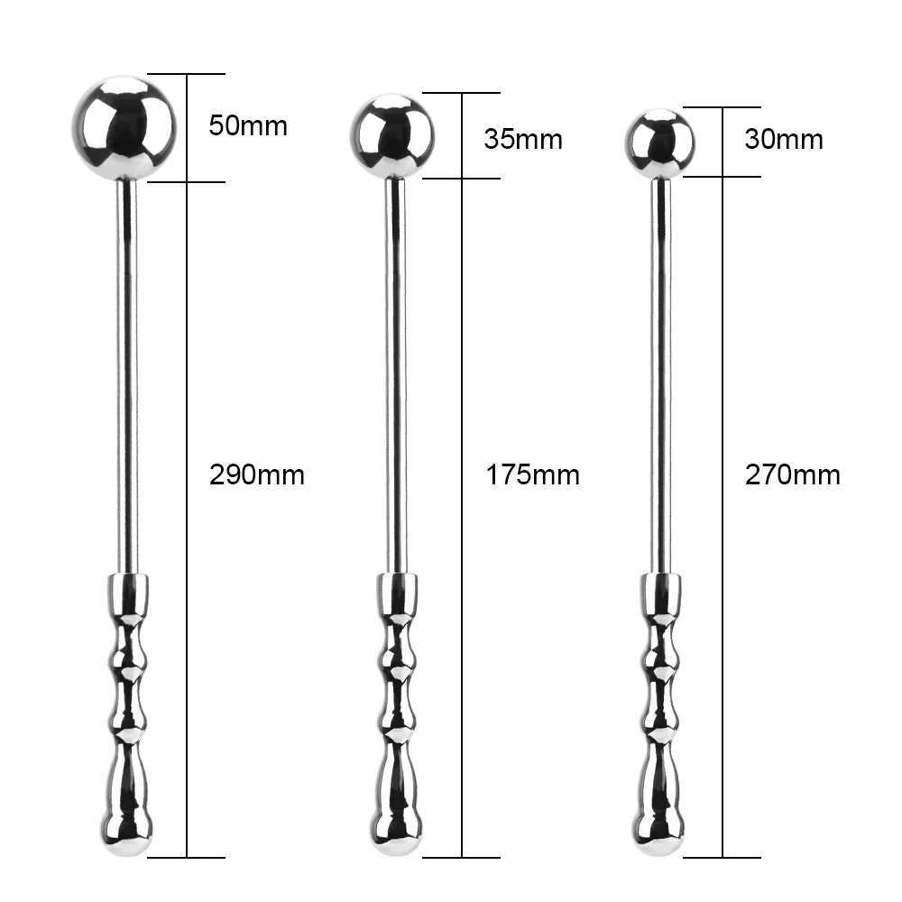 Stainless Steel Anal Plug And Prostate Massager Meatal Dilator_voghion.com