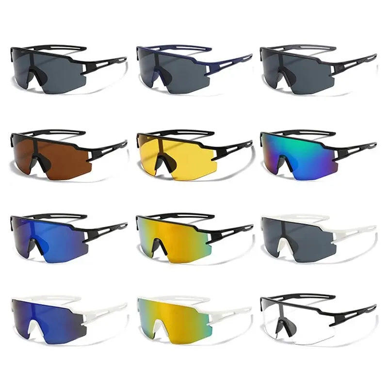 Cycling Sunglasses Cycling Glasses Sun Glasses Bicycle Glasses Sports Glasses Sport Sunglasses Sports Goggles Sport Brille Radfahren Sonnenbrillen Bike Motorrad Sonnenbrille UV Schutz Winddicht Bunte Gl&auml;ser Wandern Laufen Brillen