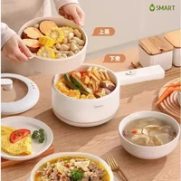 New Multifunctional Mini Electric Cooking Pot for 2 - 3 Students in Dormitory to Cook Noodles. 1