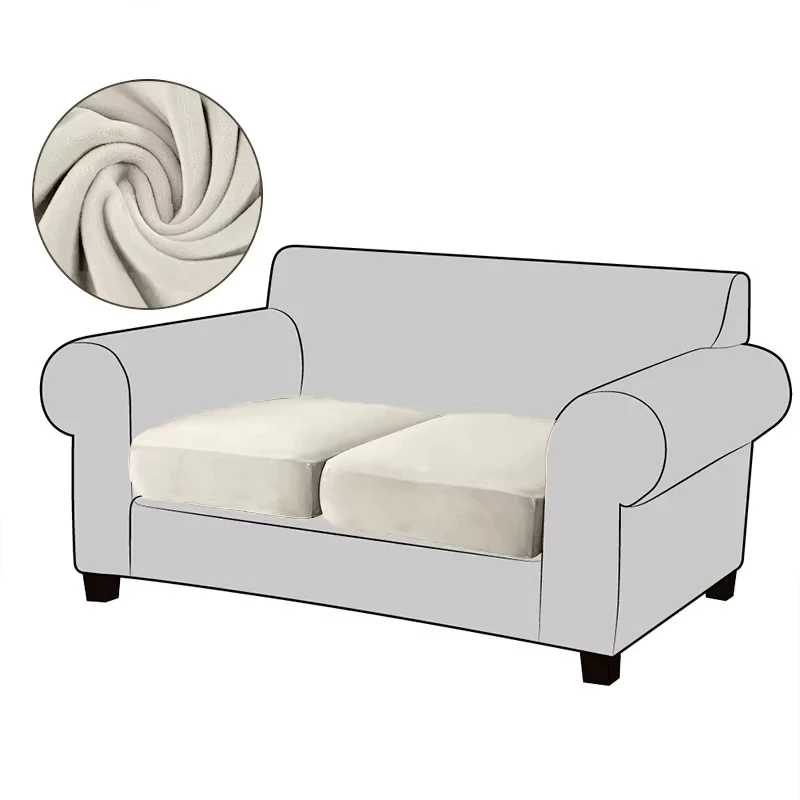 Velvet Sofa Seat Cover Thick Soft Sofa Protector Cover Seat Cushion Covers For Living Room Home Slipcover Furniture Protector 5