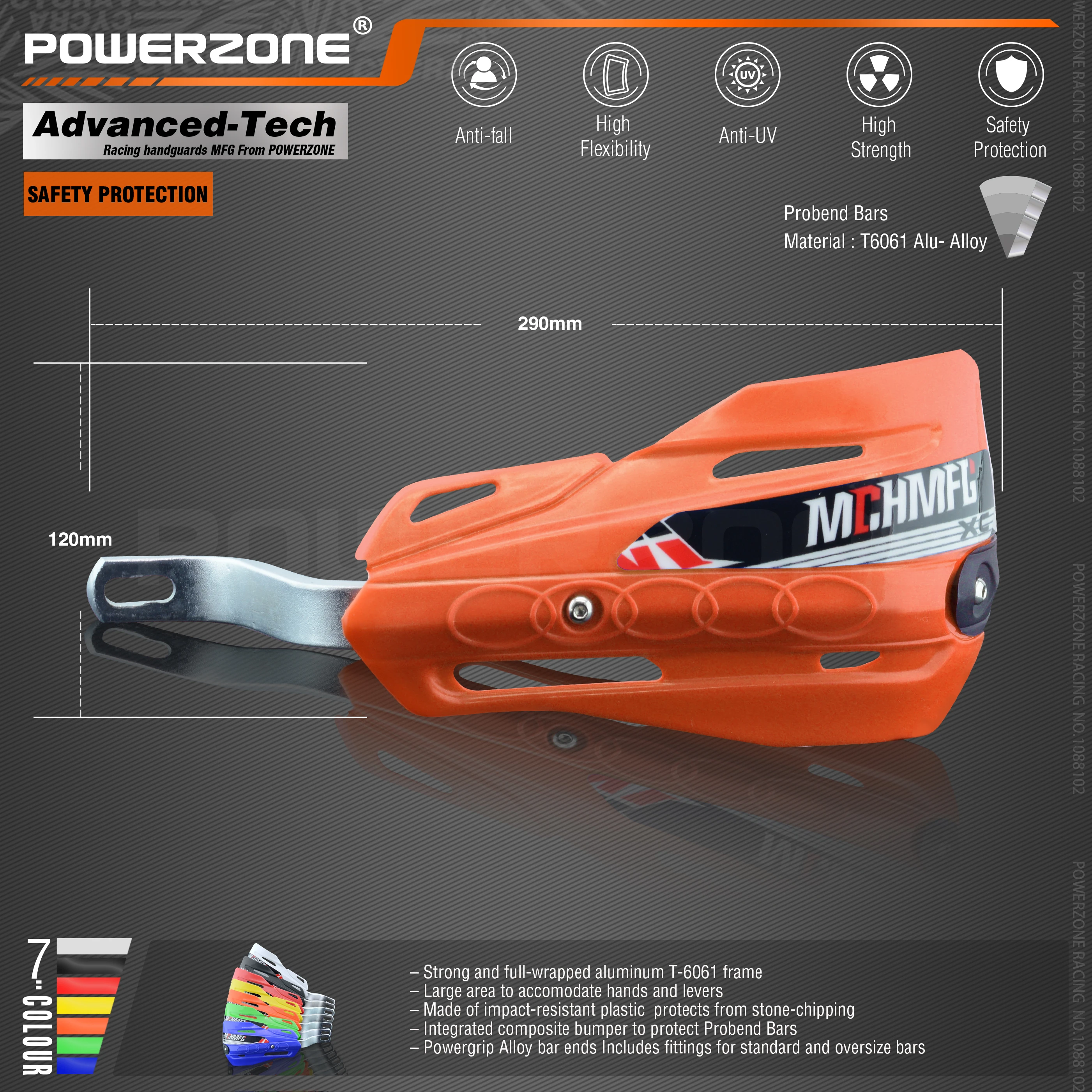 PowerZone ׸ ڵ ȣ  ڵ尡, KTM MX SX F  EX C CRF YZF WRF KXF ũν, 22mm, 28mm