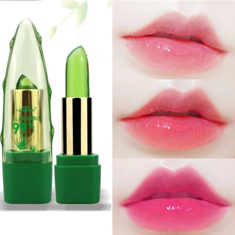 

Aloe Vera Gel Jelly Color Changing Lipstick Moisturizing Moisturizing Repair Health Lip Balm