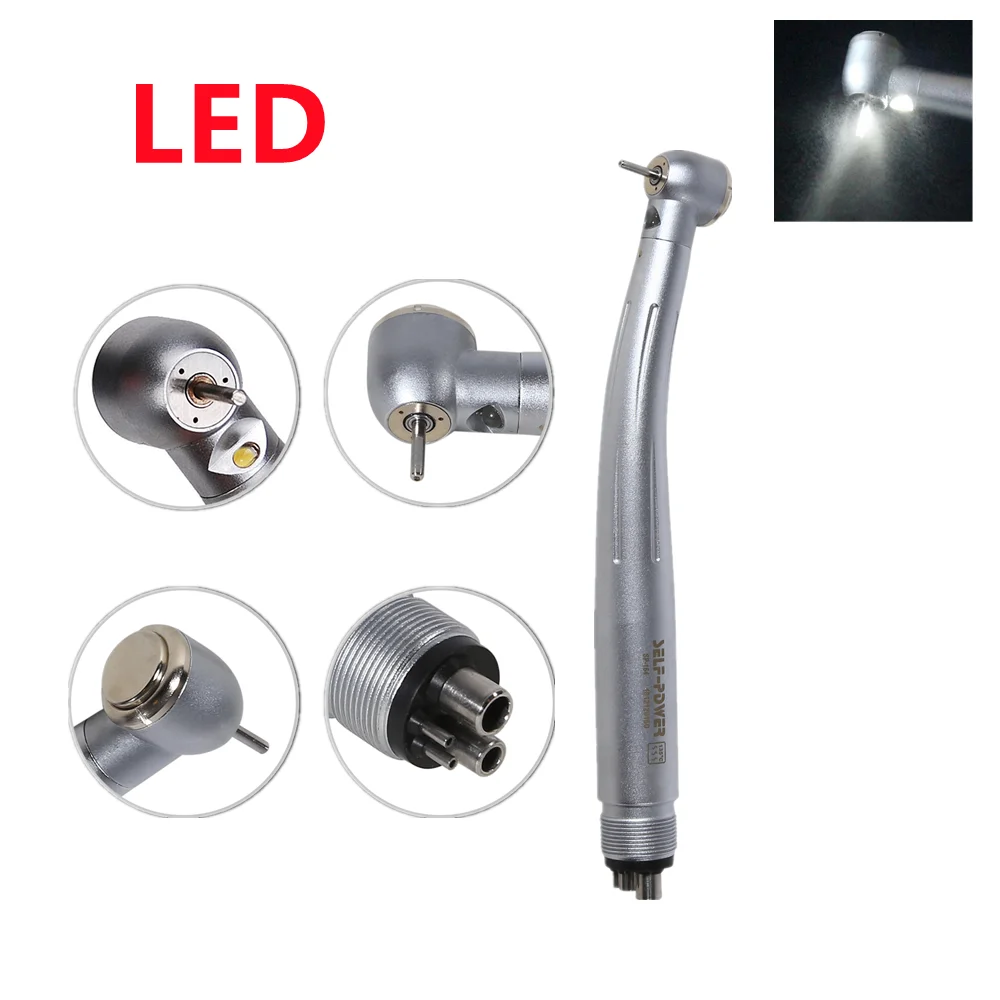 Turbine Dentaire High Speed (type NSK) - 4 Trous - Colorée - Neuf - Pour Professionnels