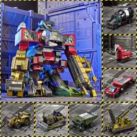 Steel magic image combination assembly deformation robot, all metal DIY assembly model 3D three-dimensional jigsaw puzzle 2