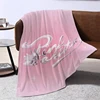 Pink Aura Album Kenia Os Singer Blanket Sofa Blankets for Bed Furry Winter Bedspread the Knee Warm Baby & Throws Bedspreads Home 1
