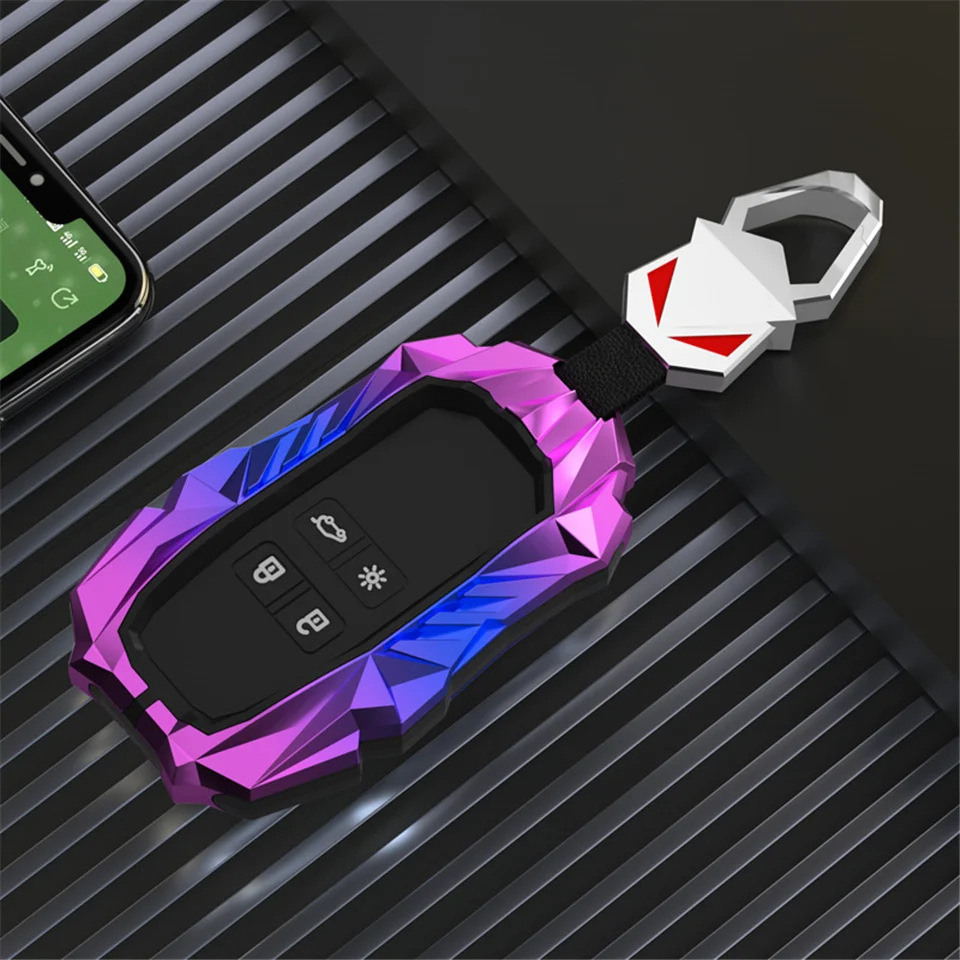 Copri chiave auto in lega di zinco per Renault Koleos Kadjar Scenic Megane Sandero Espace Clio Captur Kangoo Laguna Talisman Twingo - S0c82c2574bc24026ba3c996b63b7bfdcT