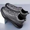 Men's Shoes Spring Autumn New Fashion Men Casual Sports Leather Shoes Casual Fashion Increase Height Shoes Business Casual Shoes 4