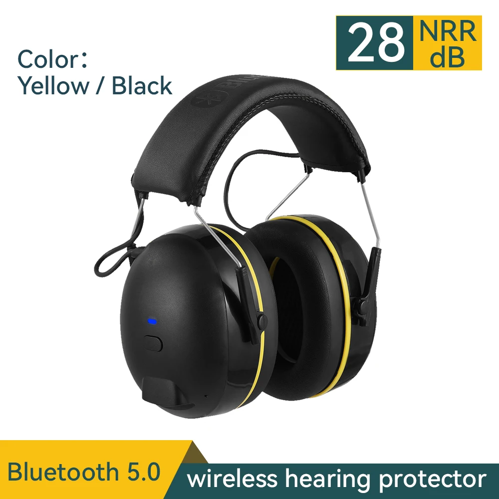 Bluetooth Hearing Protector Noise Reduction Safety Ear Muffs Noise Cancelling Ear Protection Headphones For , Work Shops - View #11
