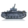 US Stock Heng Long RC Tank 1/16 Scale 7.0 Plastic German Panzer III L RTR RC Tank Model 3848 Vehicle 2.4G Gift Toy Model TH17339 3