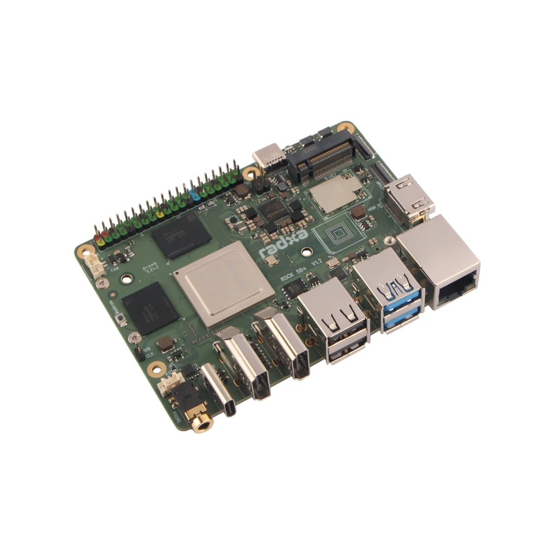 Radxa ROCK 5B+ RK3588 8 コア CPU、GPU および NPU サポート