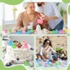 10/25pcs Mini Rubber Ducks Bath Toy For Kids And Toddlers Multicolor Float Rubber Duckling Baby Bath Showers Pool Games Toys 4