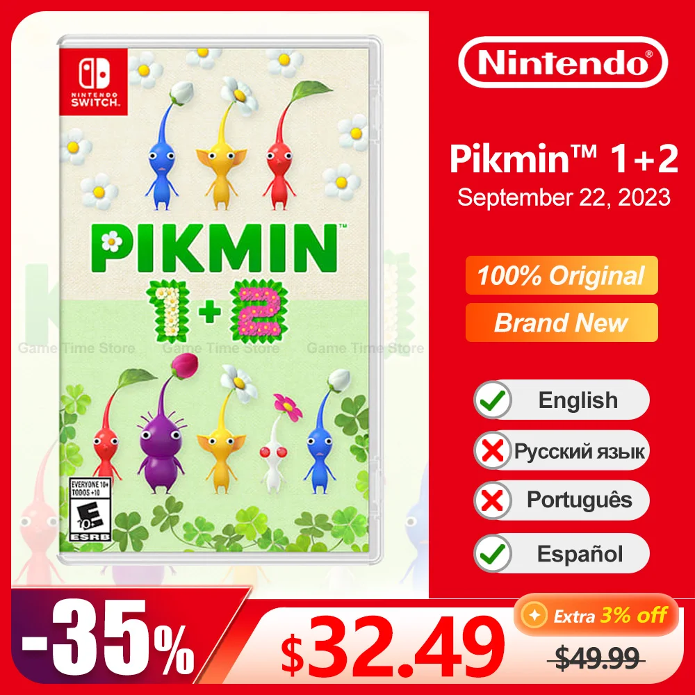 Pikmin 1+2 Nintendo Switch Game Deals 100% Original Physical Game Card Action Genre Support 1 Player for Switch Game Console - Vimarsana News