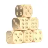 1.3cm Metal Solid Brass Dice Toy Club Bar Holiday Party Entertainment Interactive Game Accessories Home Decoration 3