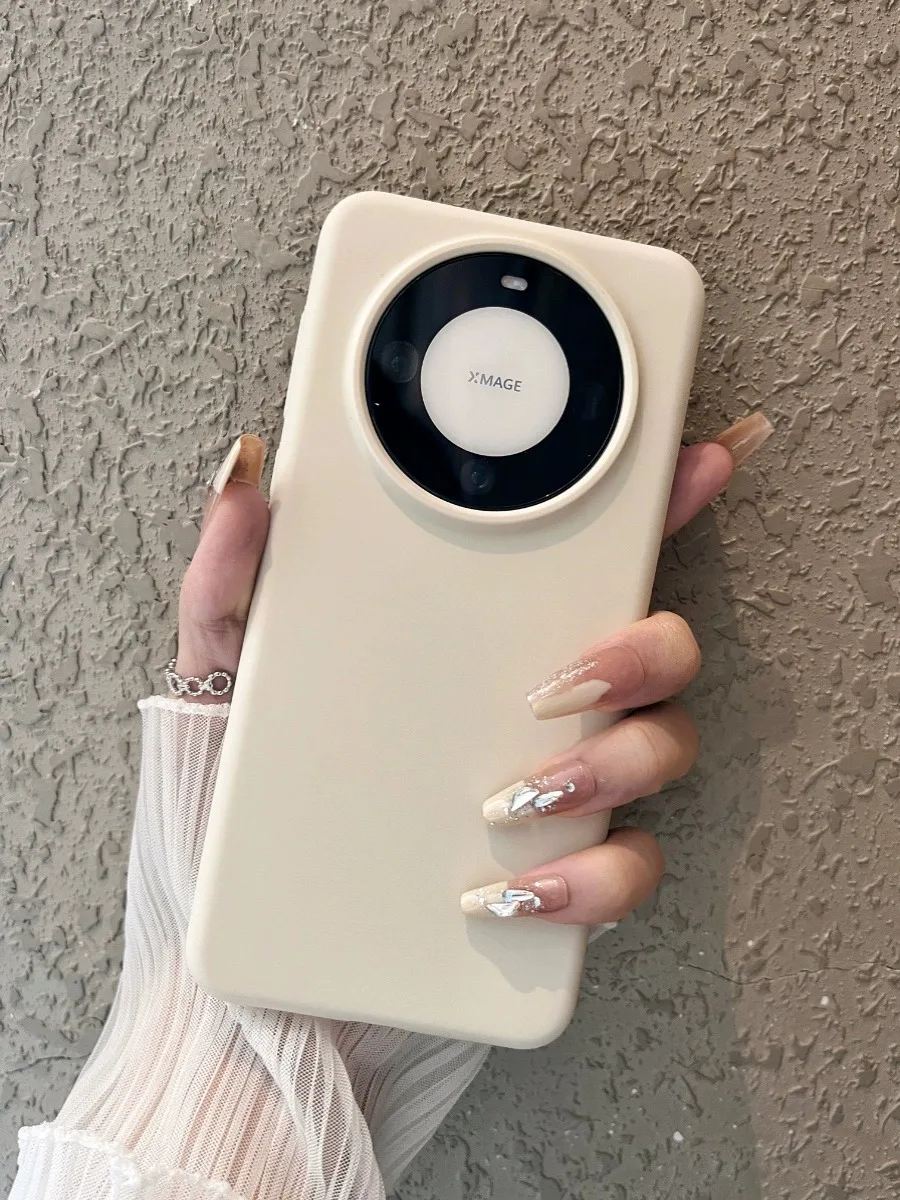 

True liquid silicone is suitable for Huawei Mate60pro mobile phone case, skin-friendly feel, mate60 new dirt-resistant, non-yell