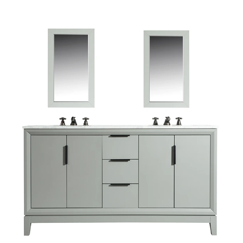 

Bathroom vanities modern luxury with wash basin and mirror furniture