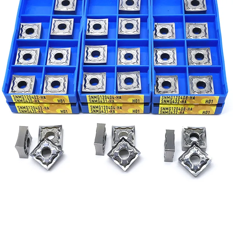 

SNMG120402 HA H01 SNMG120404 HA H01 SNMG120408 HA H01 Aluminum Insert Cutting Tool CNC External turning tool turning insert