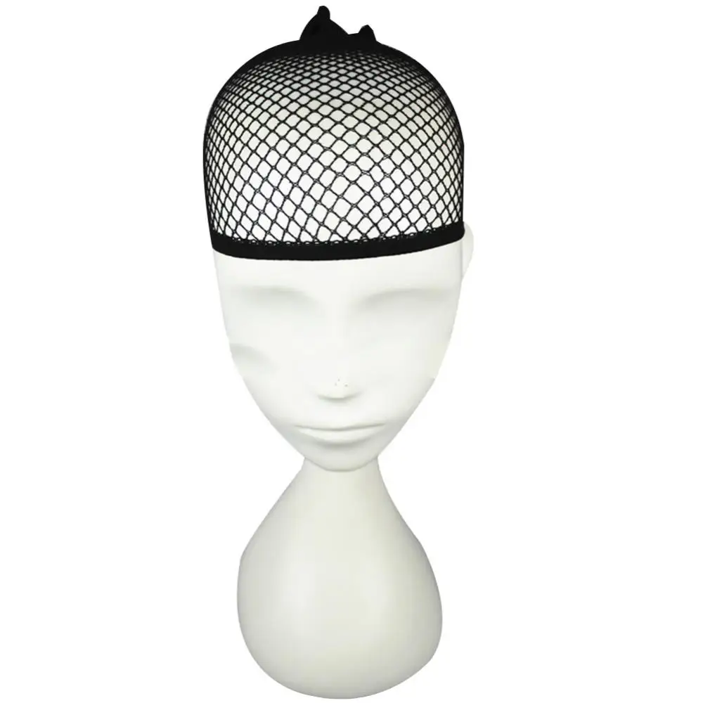 Women Elastic Nylon Wig Cap Open End Liner Short Fishnet Hair Net