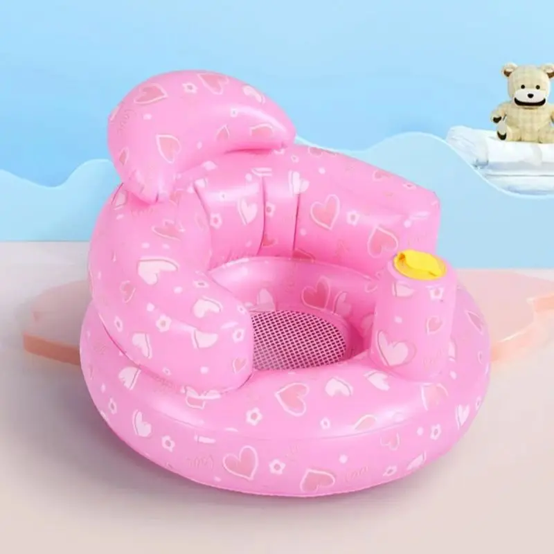 Baby Sitting Chair Inflatable Seat 3-36 Month Built in Air Pump