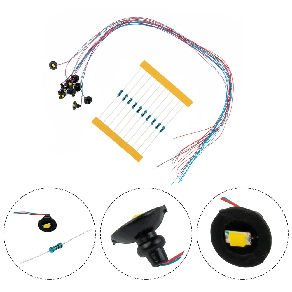 Setzt Wand Laternen pfahl Straßen laterne Modell Eisenbahn Zug lampe schwarz LED Decken leuchte für oo ho Skala LED Straßen laterne Modell Landschaft – Detail 2