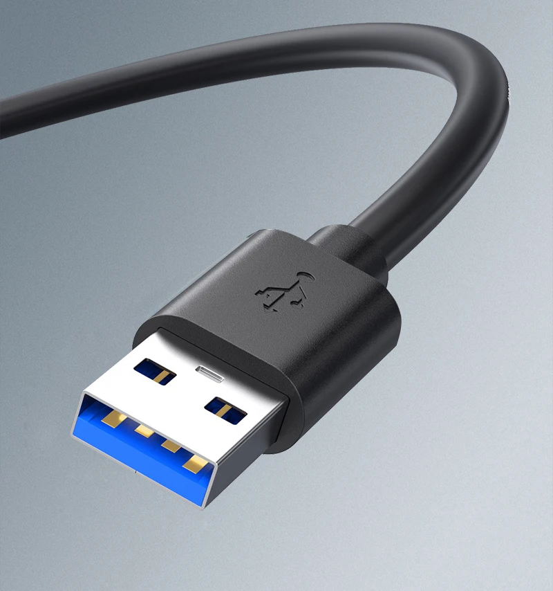 NNBILI 고속 A to A 연장 케이블 타입 A 남성-남성 USB 3.0 연장선 하드 디스크 TV 박스 USB3.0용, 0.5m 1m 1.5m 2m 3m 5m
