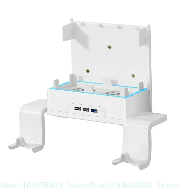 Wall Mount for XB Host, Game Console Storage Bracket with Controller Support Rack Hanger & Expansion Screws