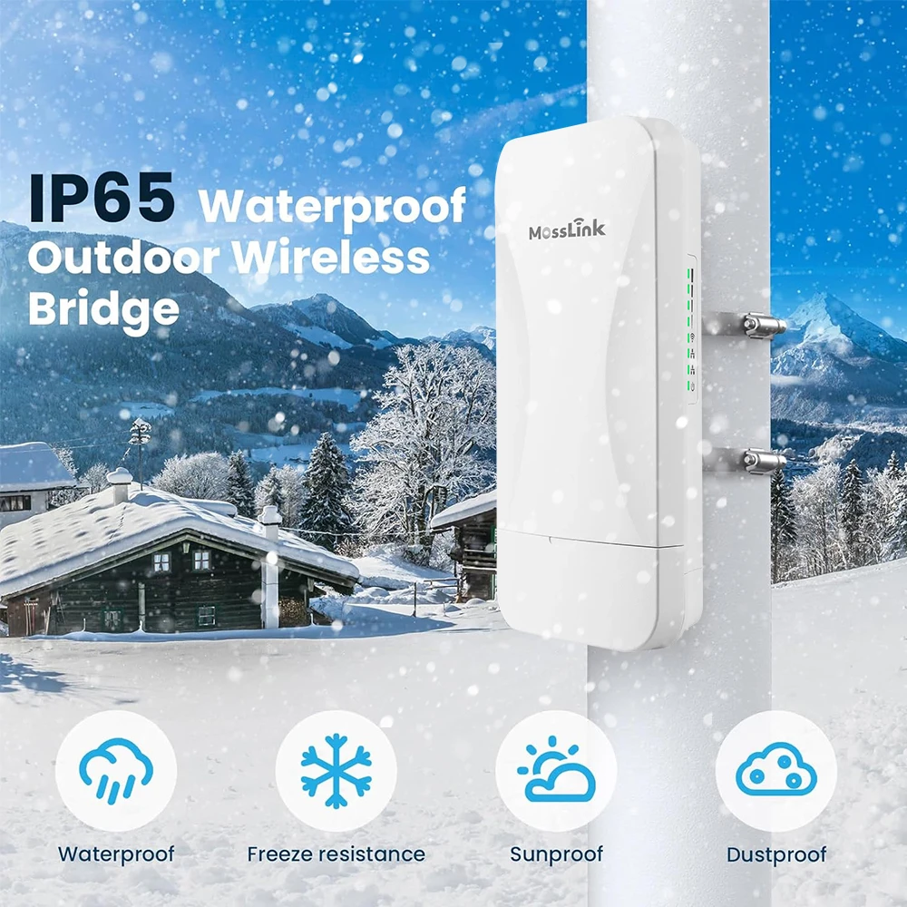 Mosslink CPE Inalámbrico 5.8G Punto a Punto