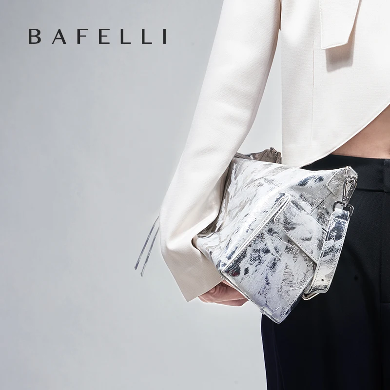 BAFELLI 2025 NUOVA SACCHETTO DA DONNA UNISEX GRANDE DA VIAGGIO DESIGNER IN PELLE GENUINE MARCA DI LUSSO CROSSBODY BORSA CASUALE FASHION - immagine 4