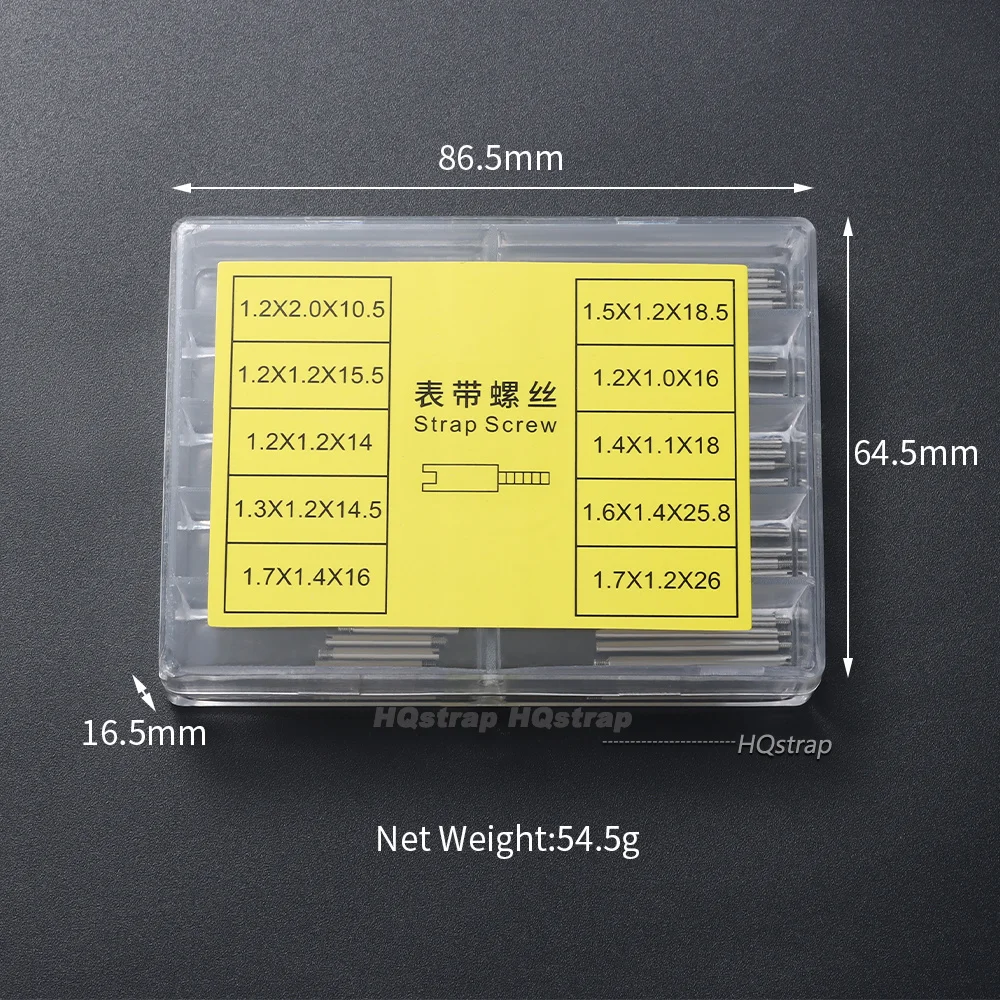 Stainless Steel Watch Band Repair Screw Kit (50/100 Pieces)