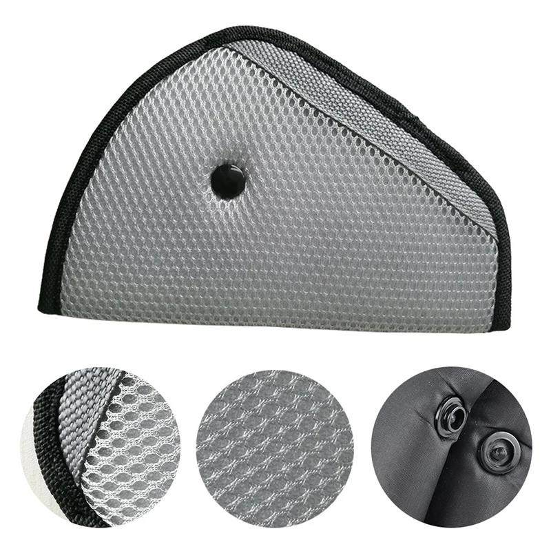 Universal Car Safe Fit Seat Belt Sturdy Adjuster Car Safety Belt Adjust Device Triangle Baby Child Protection Baby Safety seat belt adjuster seat belt protection seat belt protector