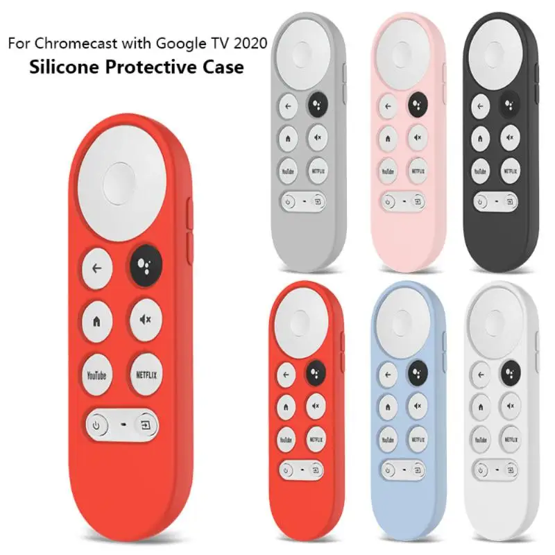 Новинка 2022 силиконовый чехол для пульта дистанционного управления Chrome-cast с Google TV