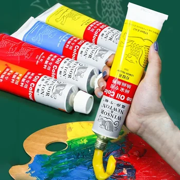 Winsor&Newton 45ML Pittura ad olio, Strumenti di disegno per artisti professionali colorati per legno su tela, artigianato, forniture di cancelleria per carta artistica 1