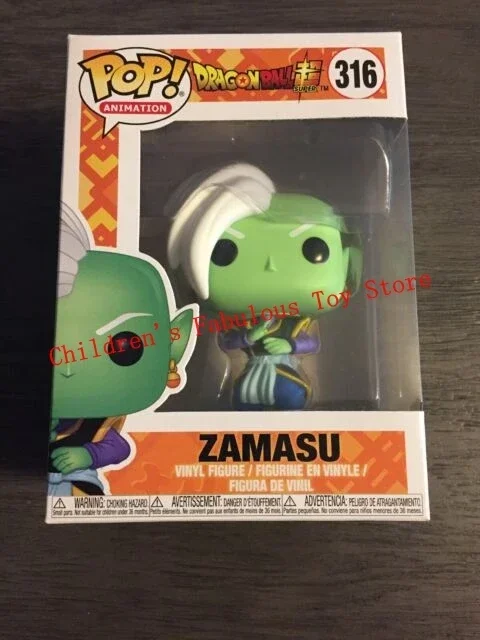 thumbnail image 1 of 2025 FUNKO POP Collection Models Dragon Ballz ZAMASU #316 BROLY #402 Figura de acción de vinilo para juguetes para niños, 1 of 5