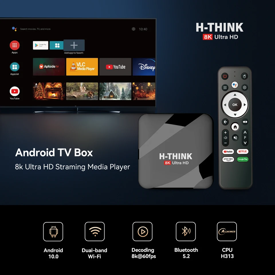 Q96 M400 Android 14 TV Box 4G 5G Dual Wifi6 TV HD 8K BT5.0 H313