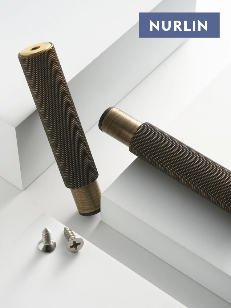 Nurlin Brass Knurled Diamond Cut Pattern Adjustable Height Furniture Cabinet Foot Firmly Supported Knurling Legs Antique Brass furniture feet levelers furniture feet