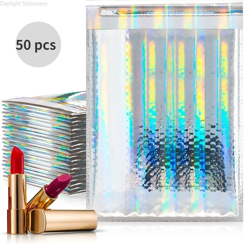 50-pcs-sliver-metallic-bubble-mailers-foil-bubble-waterproof-aluminized-postal-bags-gift-packaging-padded-shipping-envelopes