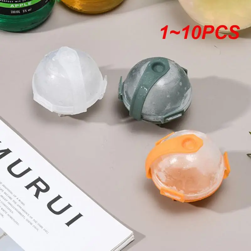 1 ~ 10Pcs Creatore Di Palline Di Ghiaccio Stampi Per Stampi Per Ghiaccio Rotondi Di Grandi Dimensioni Strumenti Per Cocktail Di Whisky Stampo Per Crea