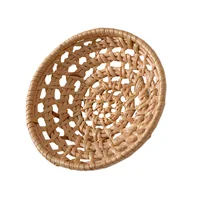 Rattan Material Storage Basket Woven Basket Fruit Vegetable Bread Container Display Basket Home Storage ganization 2