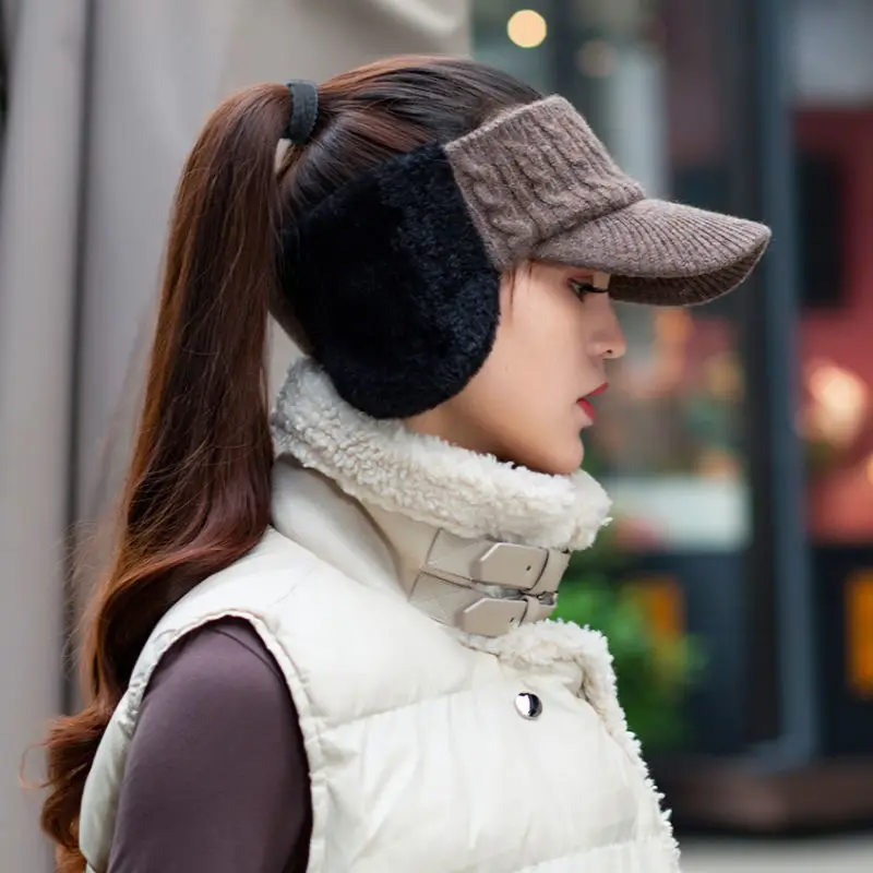 Outono e inverno gorros chapéu feminino selvagem