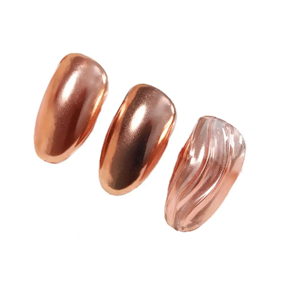1 Set Fabulous Nail Powder Long-lasting Nail Mirror Powder No Irritation Manicure DIY with Brush