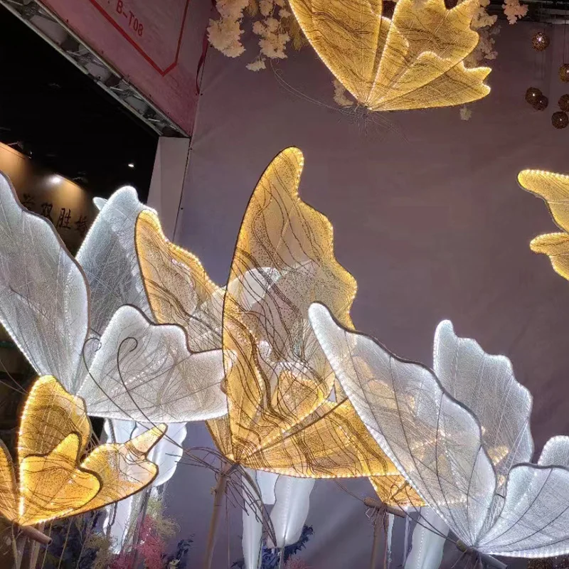 Wedding Butterfly LED Floor Lamp: Hanging Butterfly White Color - View #10