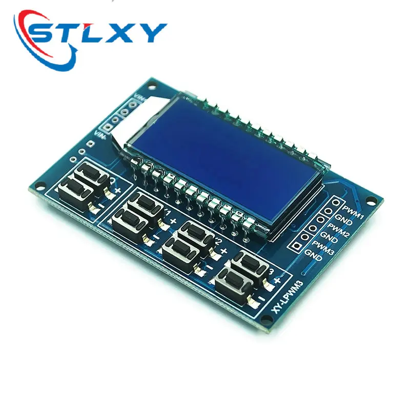 Signal Generator PWM Pulse Frequency Duty Cycle Adjustable Module LCD Display 1Hz-150Khz 3.3V-30V PWM Board Module signal generator kit,signal generator