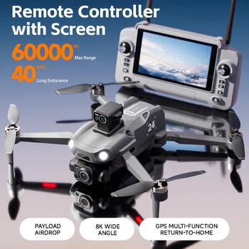 Drone professionale 8K con fotocamera GPS FPV Dron con fotocamera 4K per evitare ostacoli Fotografia aerea Giocattolo telecomandato per elicottero RC