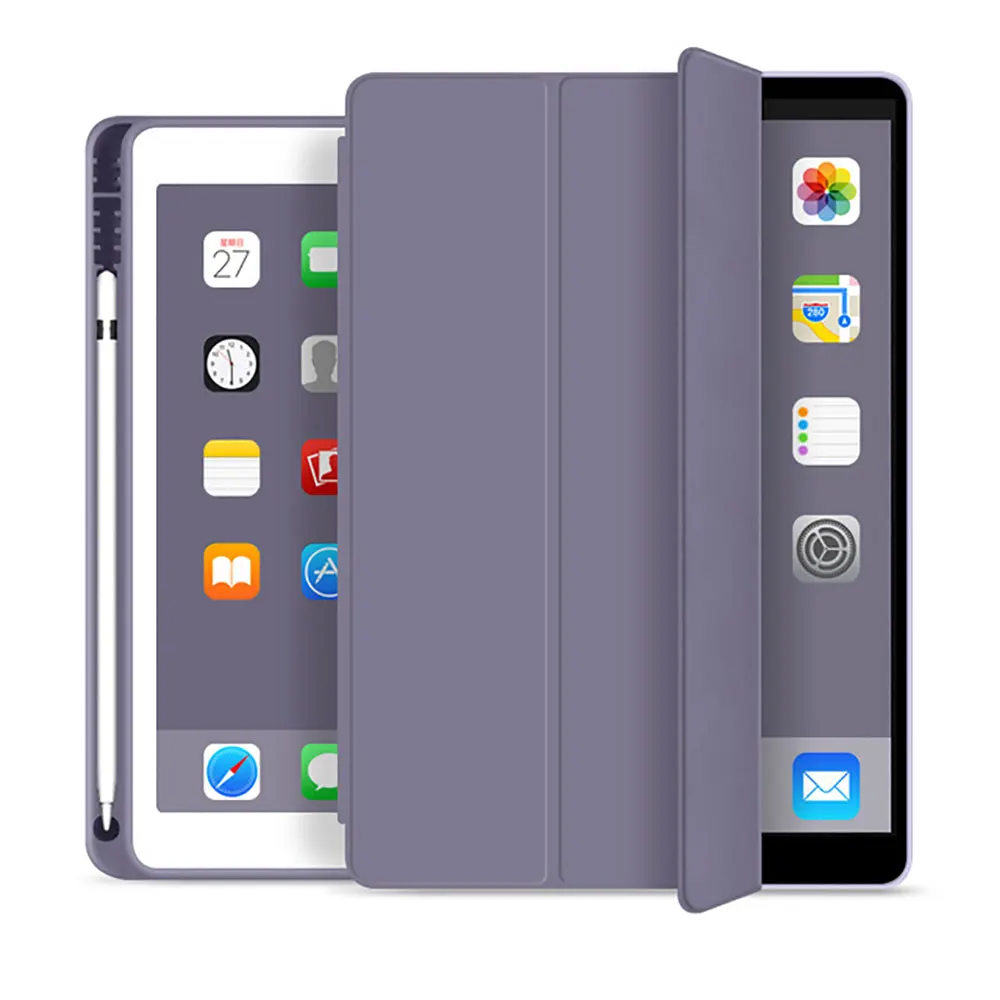 Versatile Anti-Scratch & Anti-Drop Tablet Case with Pencil Holder