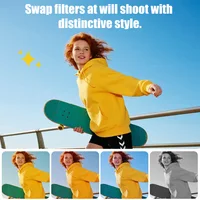 Magecam Digital Camera 180° Flip Screen Selfile Keychain Camera Retro Support Memory Card HD Very Small Camcorder Video Recorder - Image 2